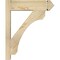 Ekena Millwork Legacy Arts & Crafts Rough Sawn Outlooker, Douglas Fir, 6"W x 20"D x 24"H OUT06X20X24LEC03RDF - alternate 4